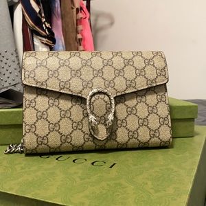 AUTHENTIC Dionysus GG supreme chain Wallet